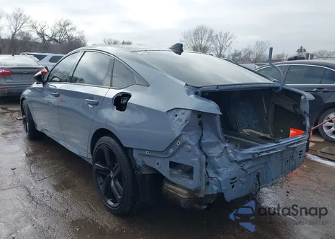 2021 Honda Accord Sport from USA, damaged, VIN 1HGCV1F36MA040879